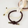 4 st. scrunchies multi/beige - ø6cm