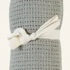 Babypläd lindblomsgrön - 70x100 cm
