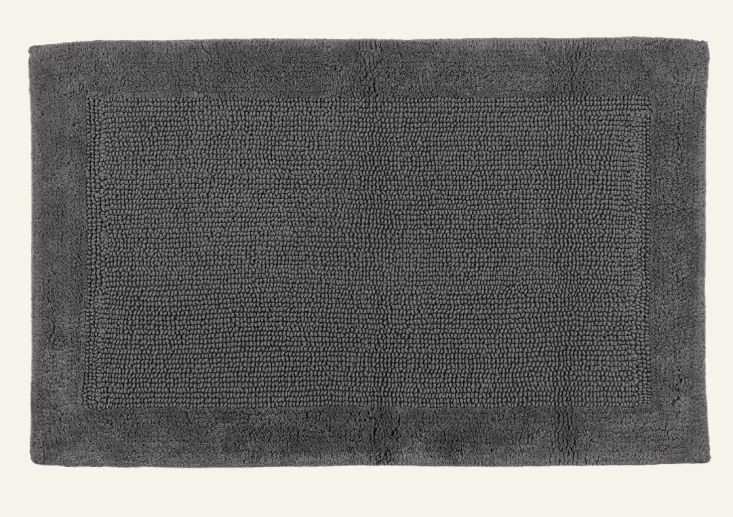 Badrumsmatta grå - 50x80 cm
