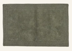 Badrumsmatta olivgrön - 50x80 cm
