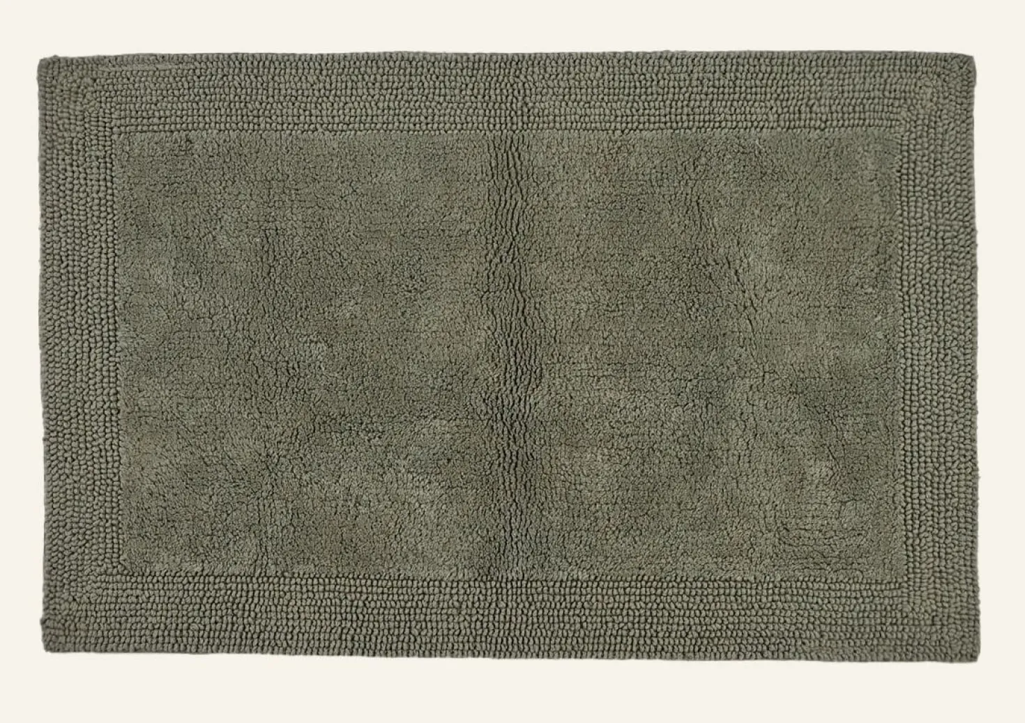 Badrumsmatta olivgrön - 50x80 cm