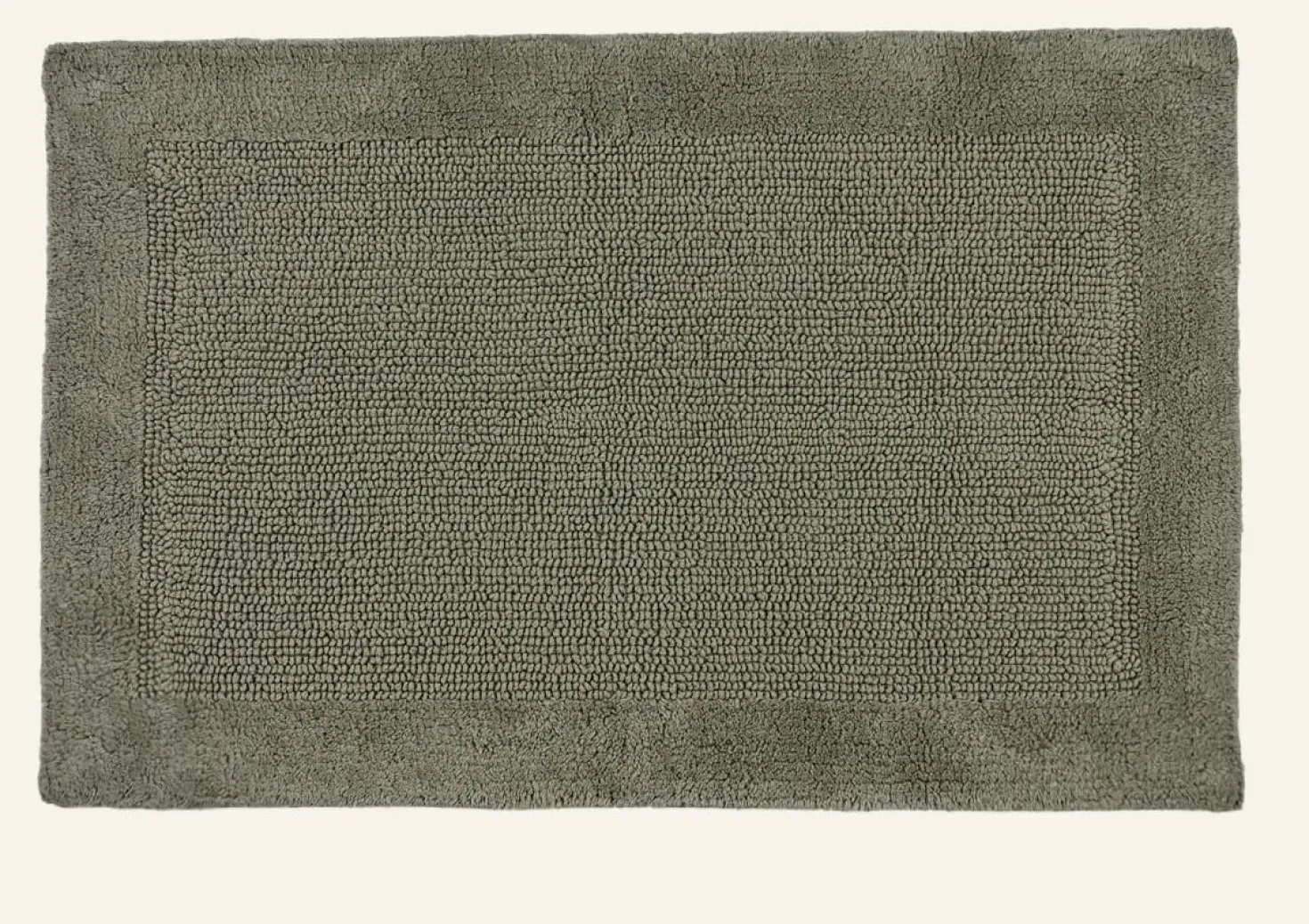 Badrumsmatta olivgrön - 50x80 cm