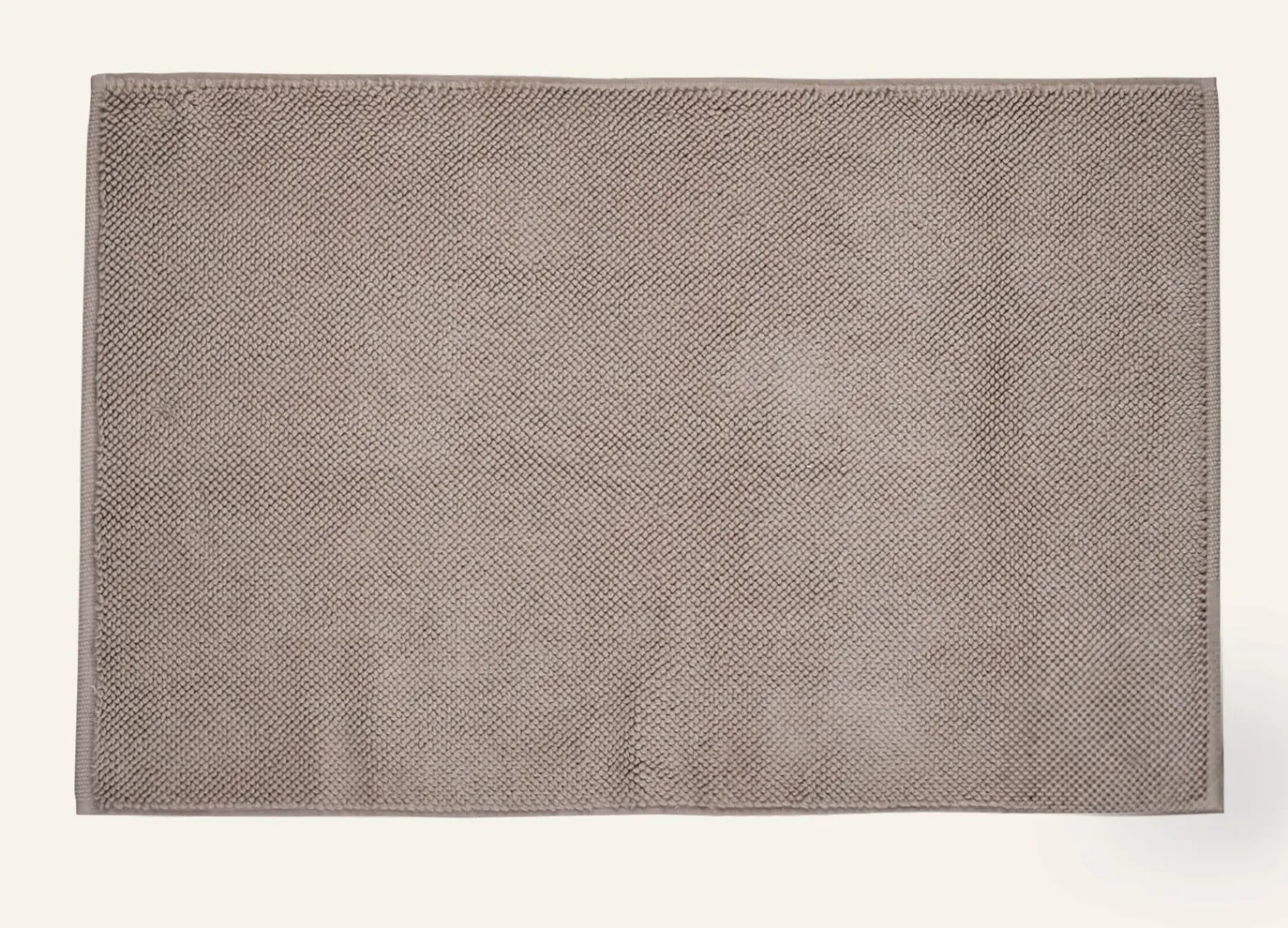 Badrumsmatta taupe - 50x80 cm