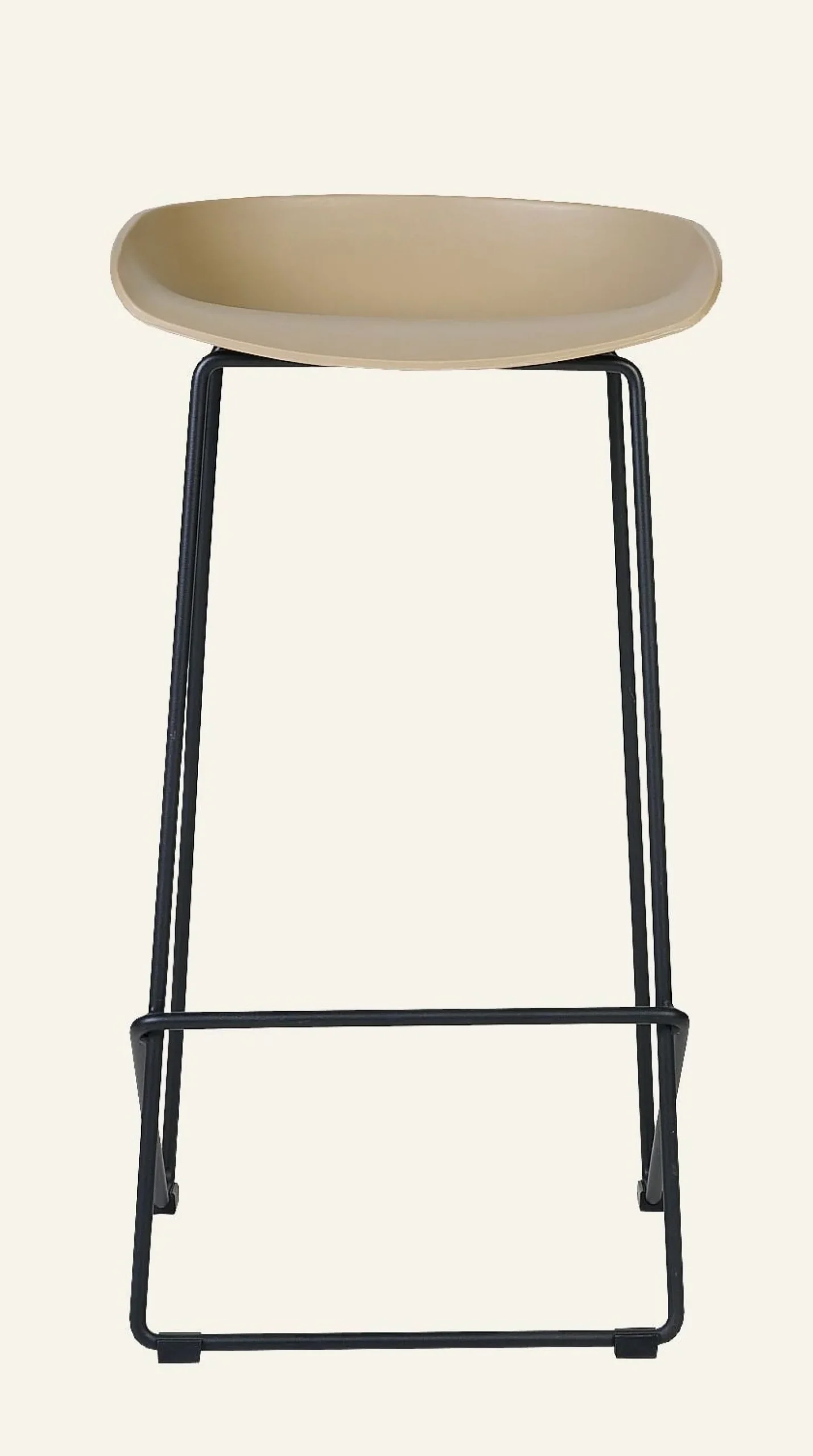Barstol beige - 44x43x79 cm