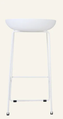 Barstol vit - 44x43x79 cm
