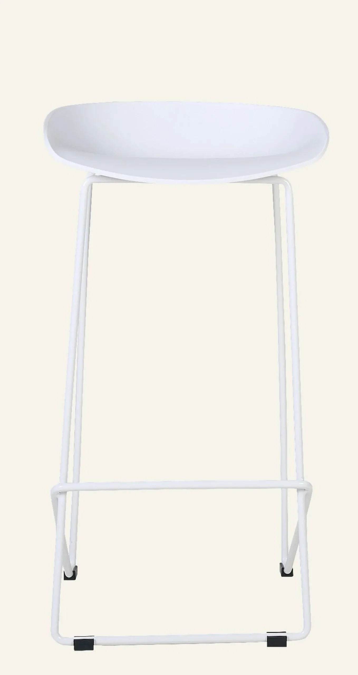 Barstol vit - 44x43x79 cm