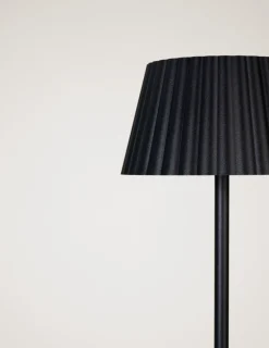 Batteridriven golvlampa svart - 122 cm ø13,5