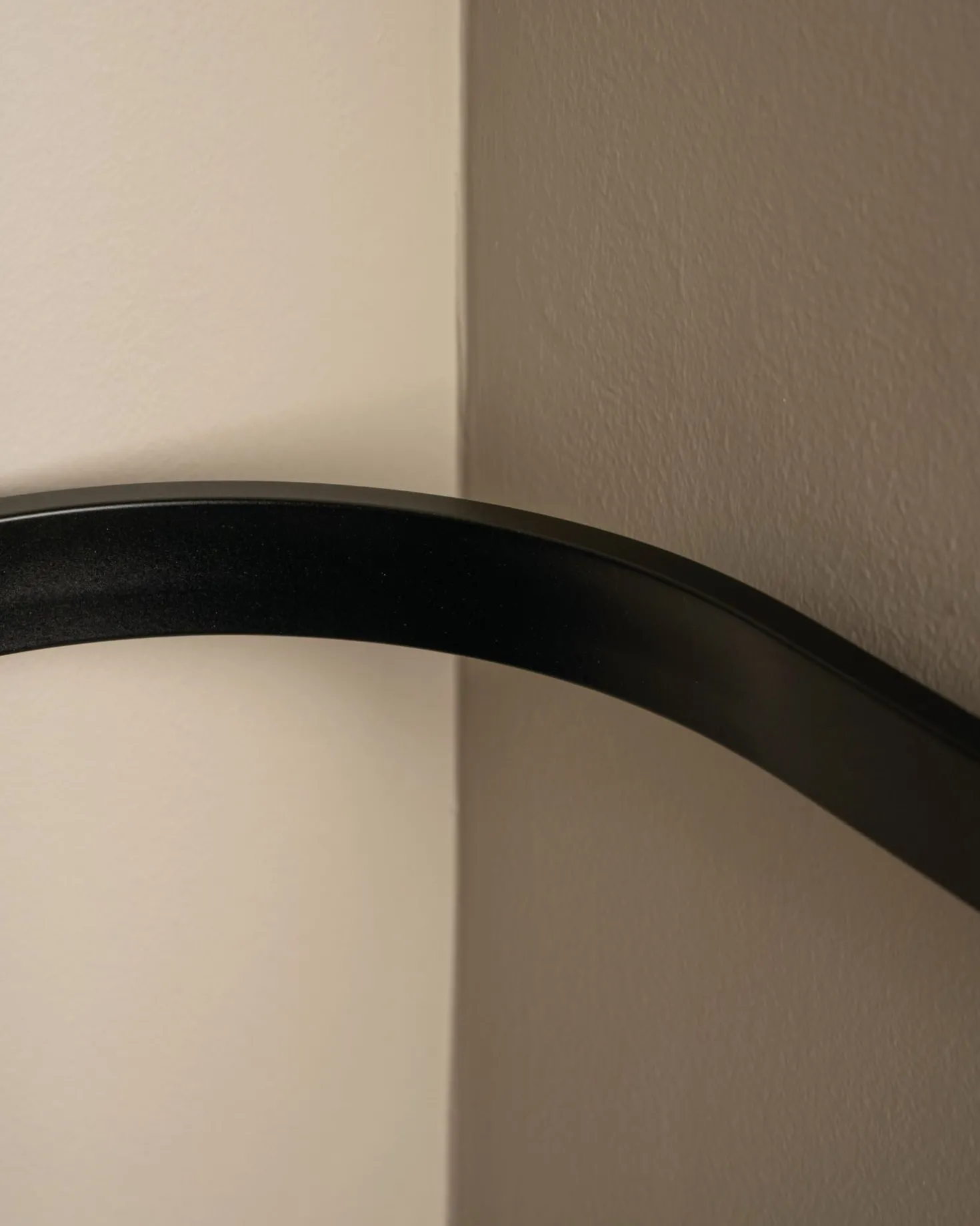 Båge 90° svart - 20x20 cm