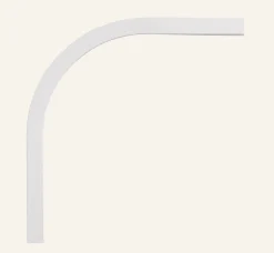Båge 90° vit - 20x20 cm