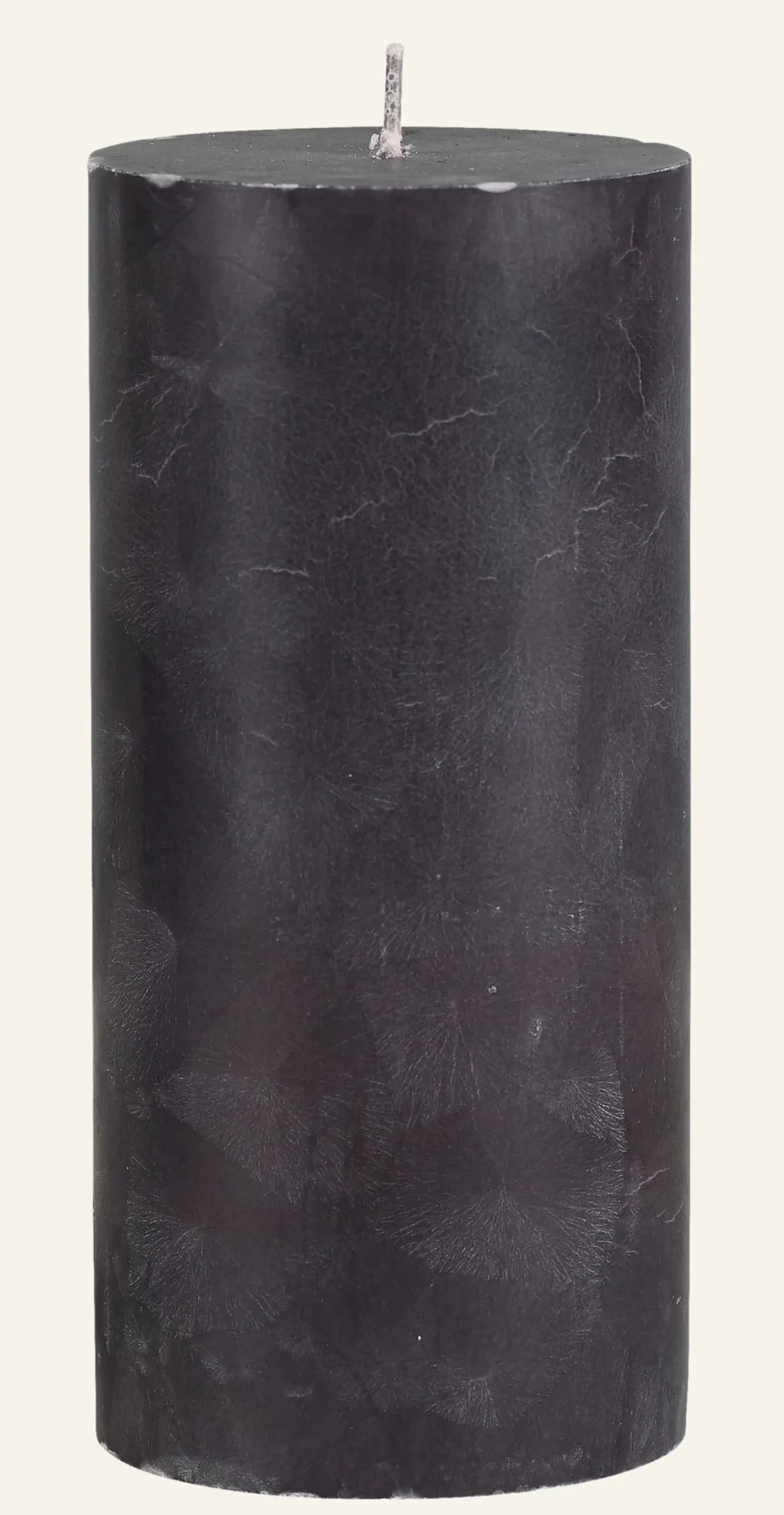 Blockljus mörkgrå - 6,8x15 cm