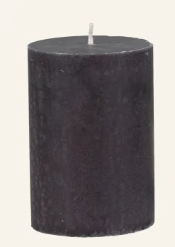 Blockljus mörkgrå - 6,8x15 cm