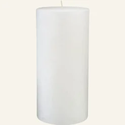 Blockljus vit - 6,8x10 cm
