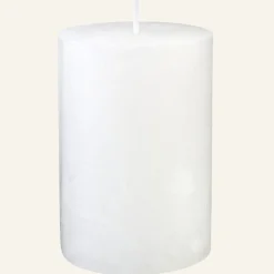 Blockljus vit - 6,8x10 cm