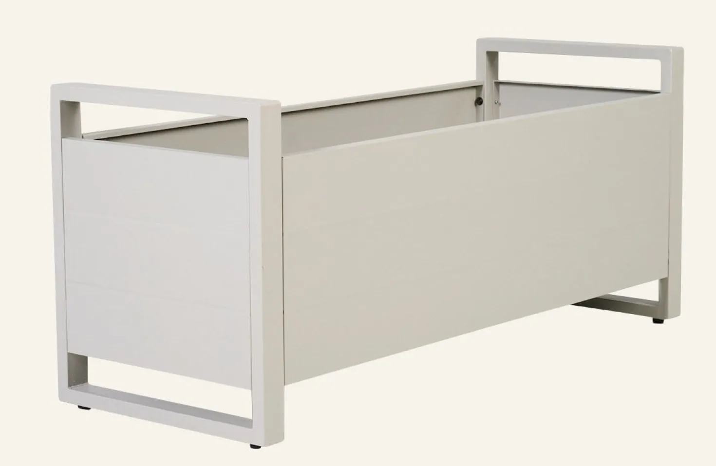 Blomlåda sand - 100x38x44 cm