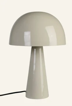 Bordslampa beige - 24x24x37 cm