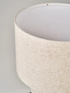 Bordslampa beige - 32x32x38 cm
