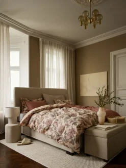 Bordslampa beige - 32x32x38 cm