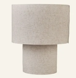 Bordslampa beige - 32x32x38 cm