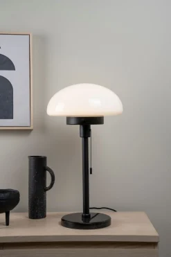 Bordslampa svart - 30,6x30,6x55 cm