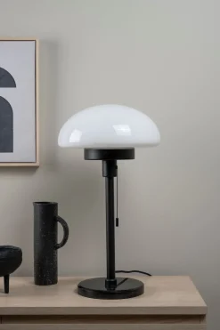 Bordslampa svart - 30,6x30,6x55 cm
