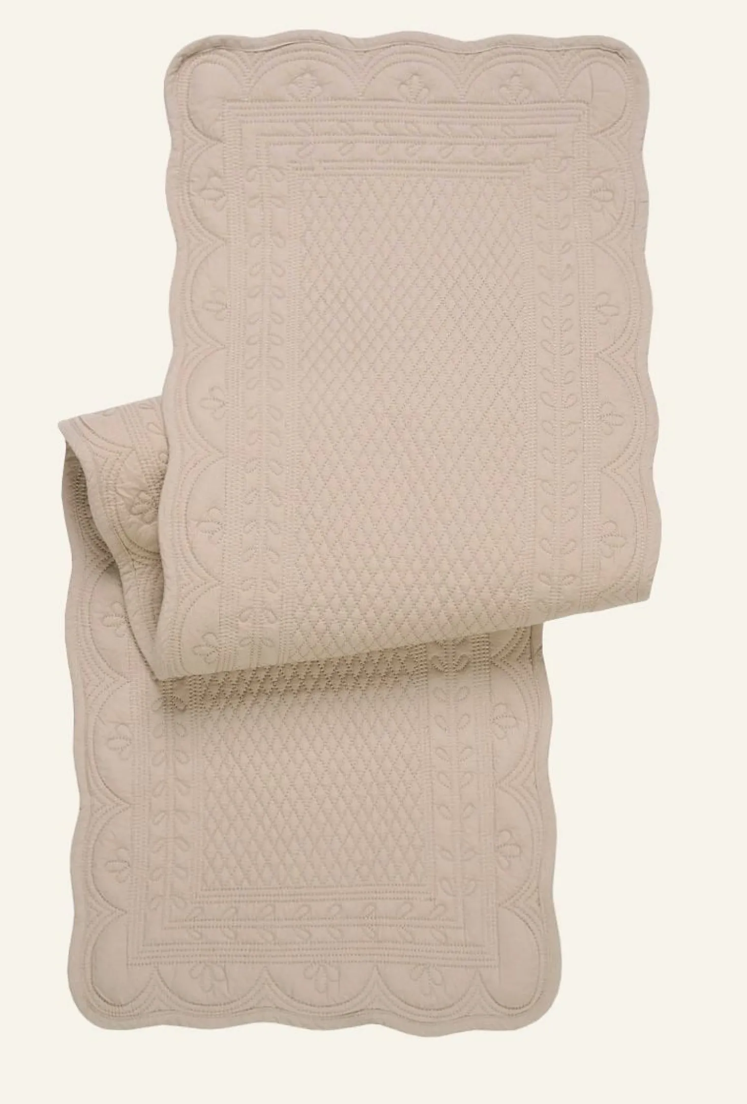 Bordslöpare beige - 33x110 cm