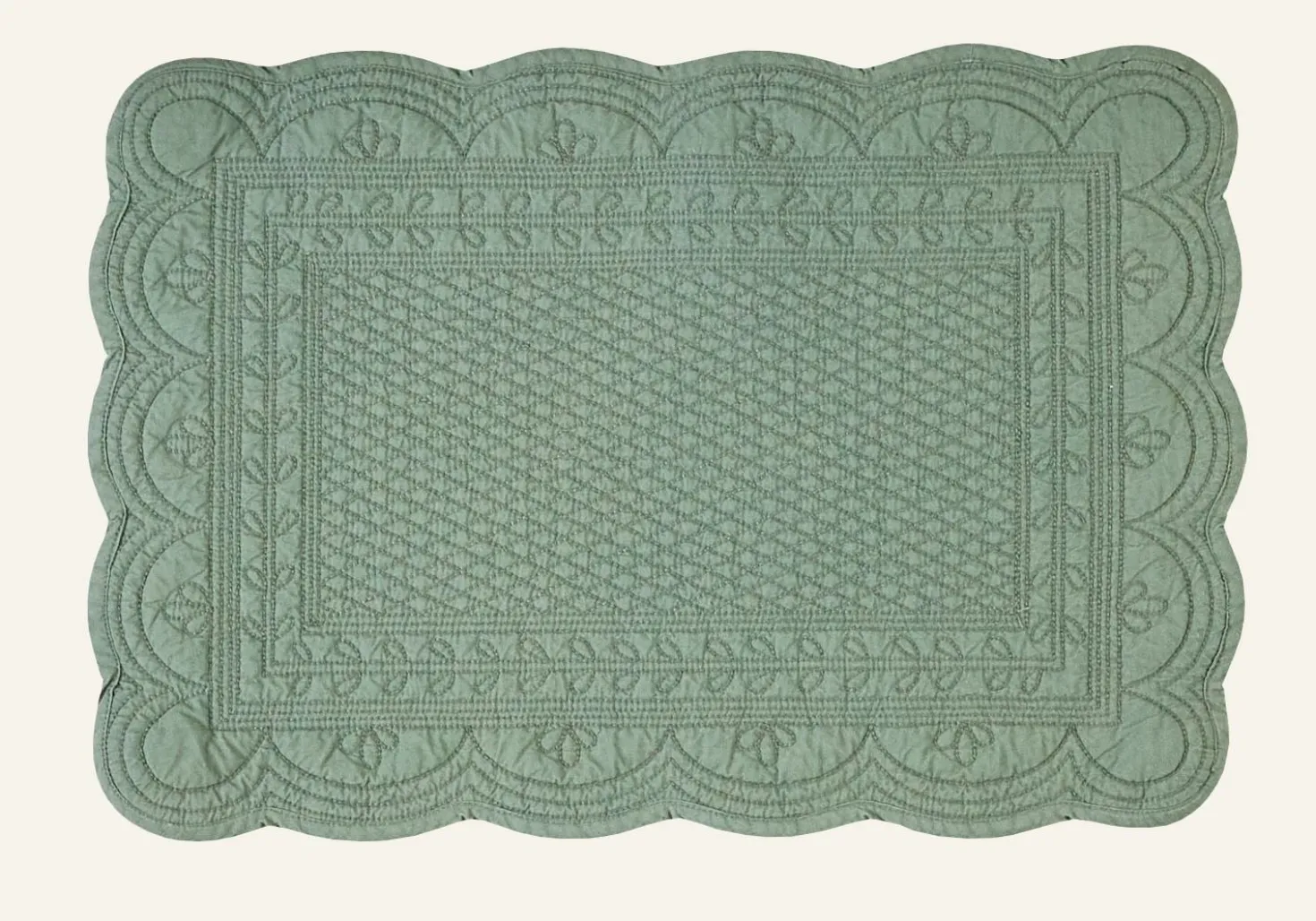 Bordstablett grön - 33x45 cm