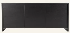 Byrå svart - 180x40x76 cm