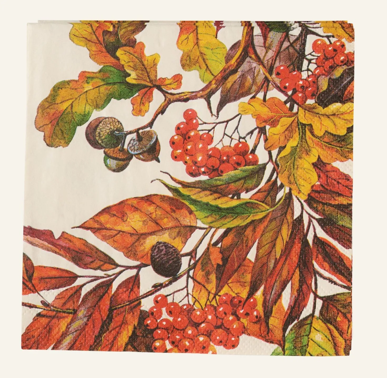 Cocktailservett multi/orange - 25x25 cm