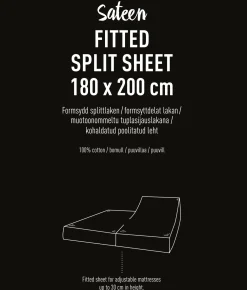 Delat lakan vit - 180x200 cm