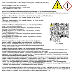 Doftljus multi/blå - 210 g