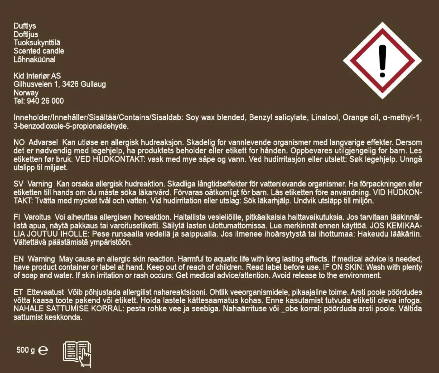 Doftljus sand - 500 g