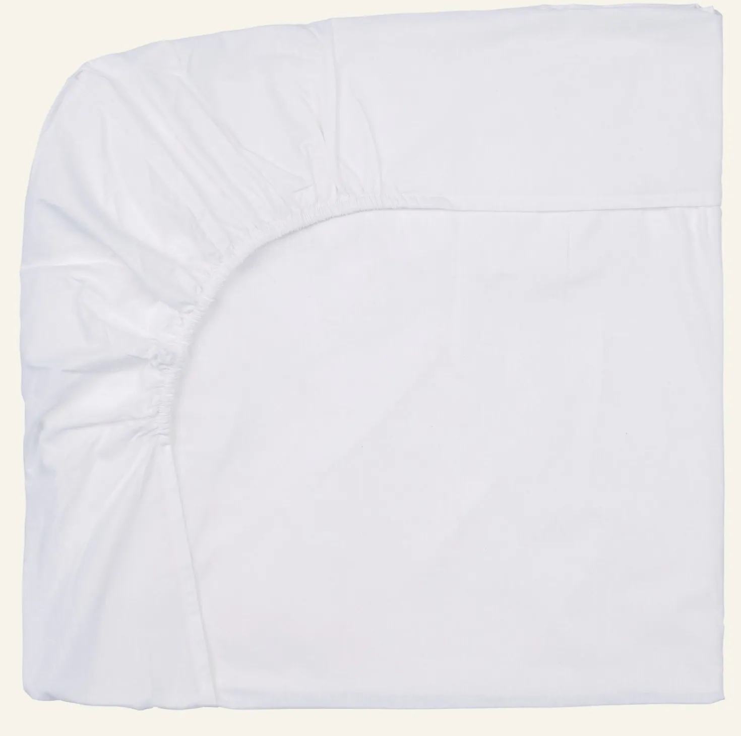Dra-på-lakan vit - 60x120x15 cm