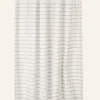 Duschdraperi multi/beige - 180x200 cm