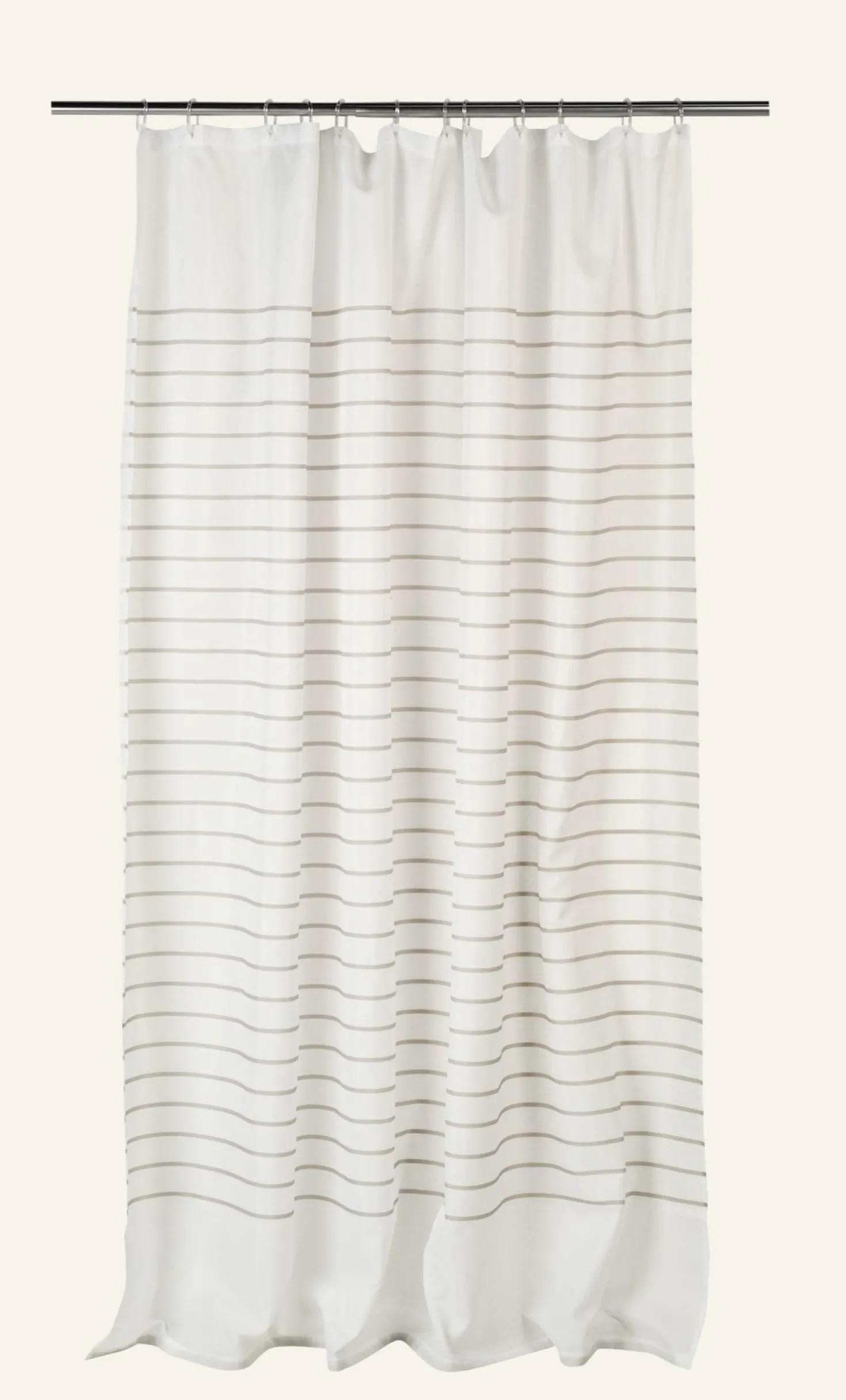 Duschdraperi multi/beige - 180x200 cm