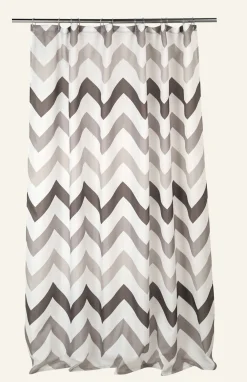 Duschdraperi multi/beige - 180x200 cm