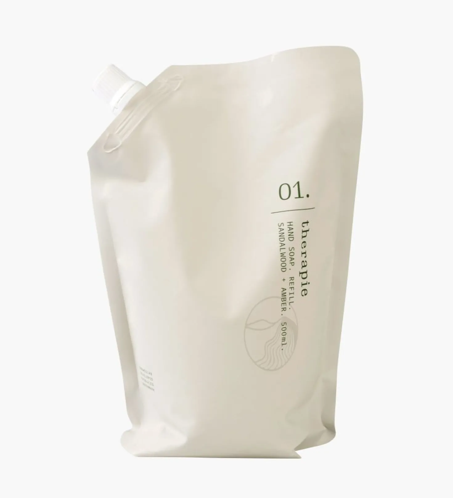 Exfolierande handtvål refill transparent - 500 ml