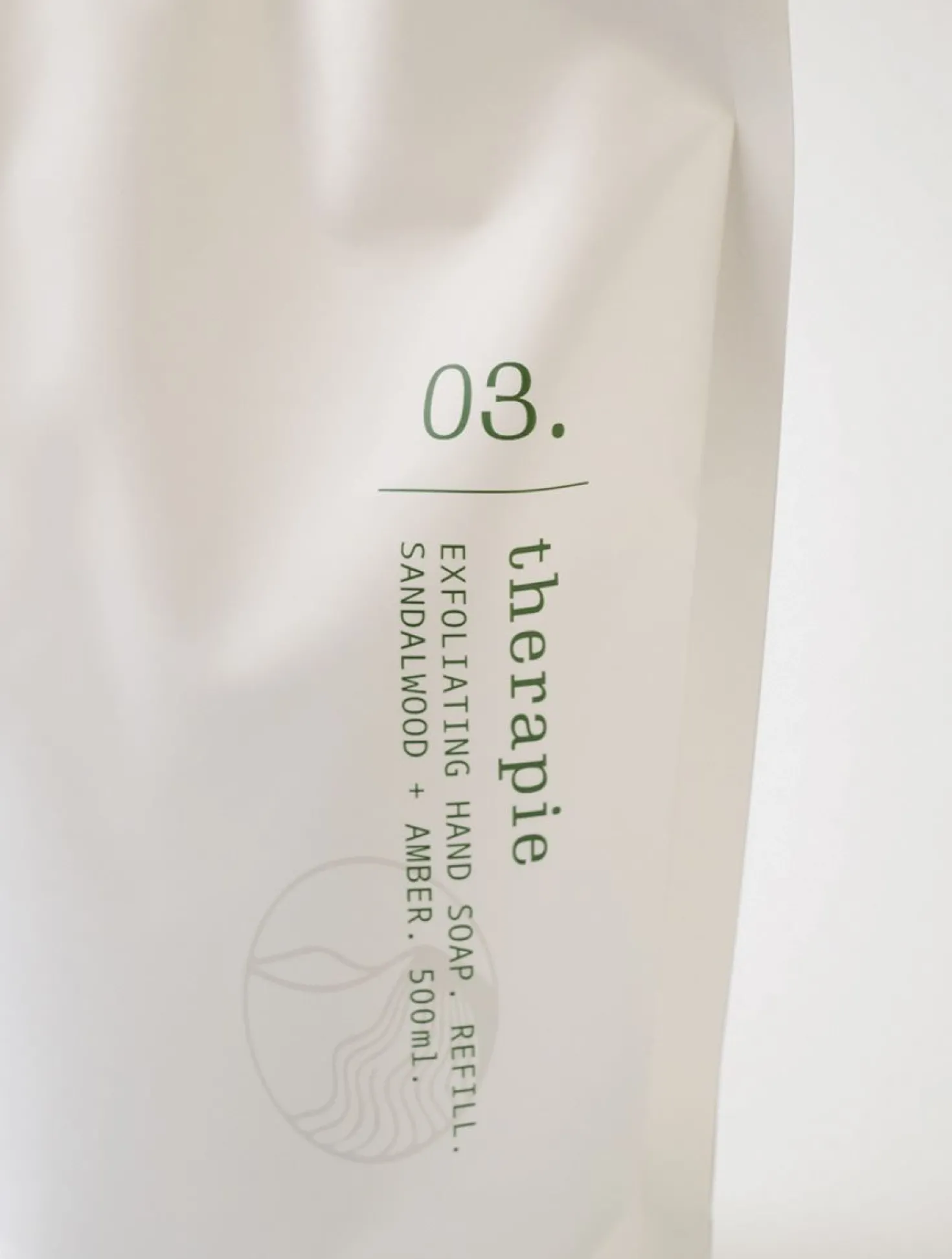 Exfolierande handtvål refill transparent - 500 ml