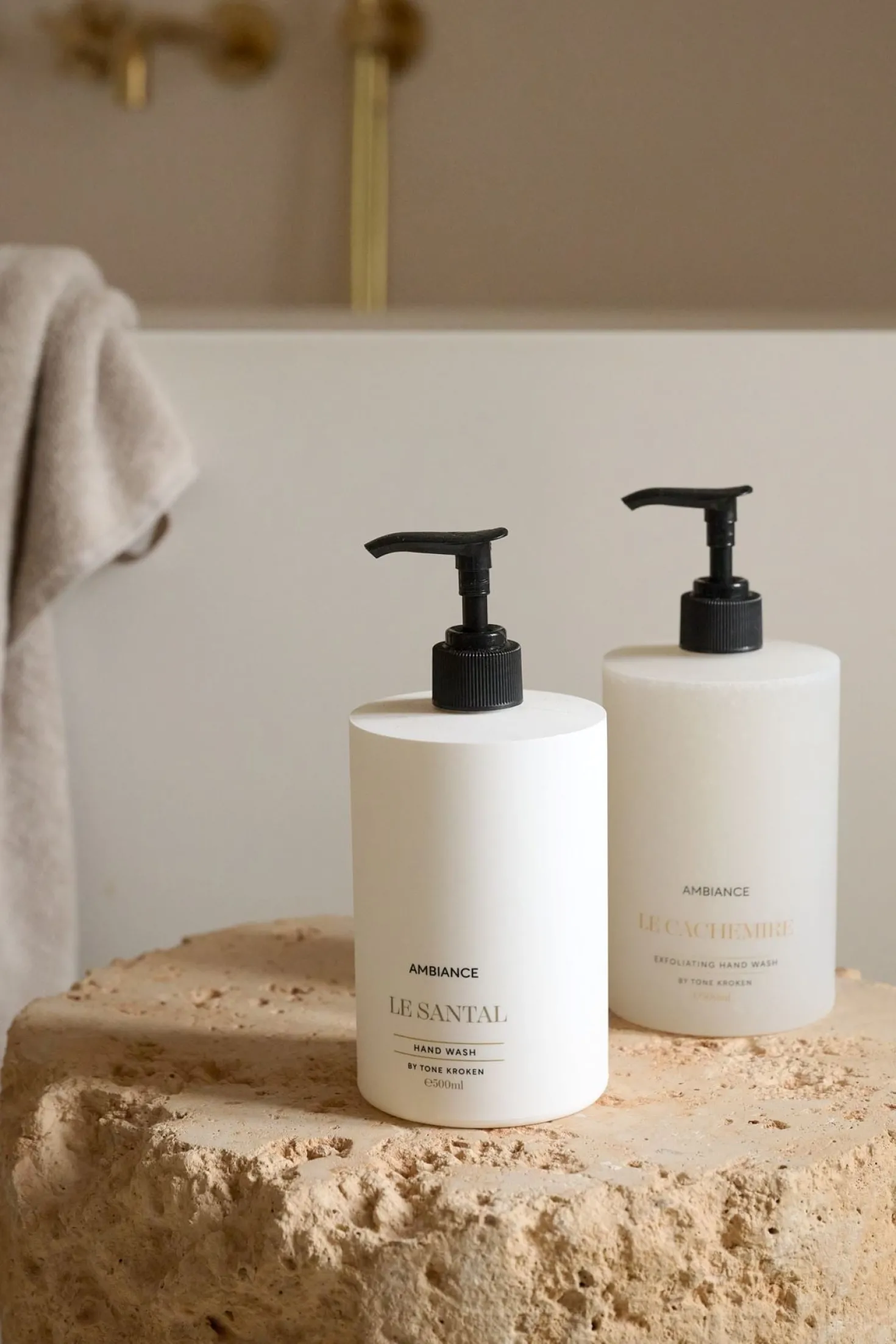 Exfolierande handtvål vit - 500 ml