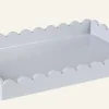 Fat ljusblå - 30x20x3 cm