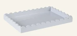 Fat ljusblå - 30x20x3 cm