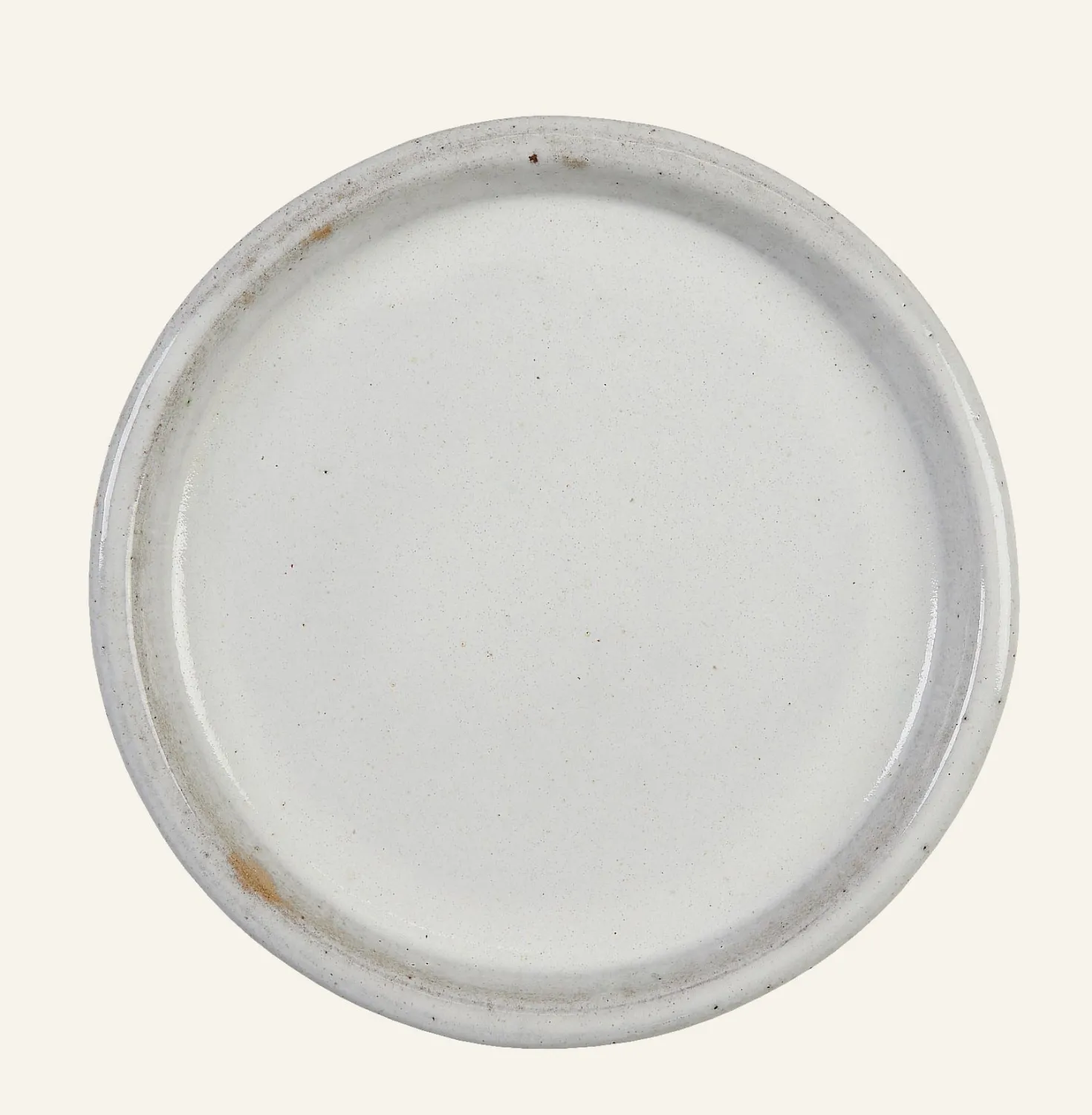 Fat offwhite - ø22,5 cm
