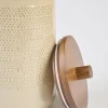 Förvaringsburk beige - 15x15x23,5 cm