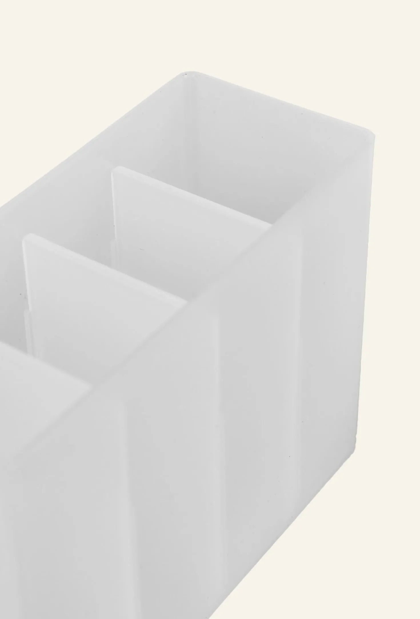 Förvaringslåda frostad - 5,6x13,5x10,2 cm