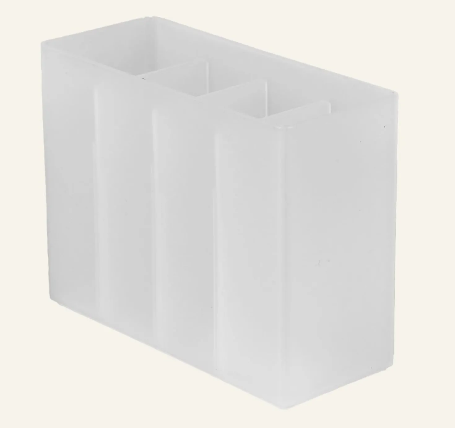Förvaringslåda frostad - 5,6x13,5x10,2 cm