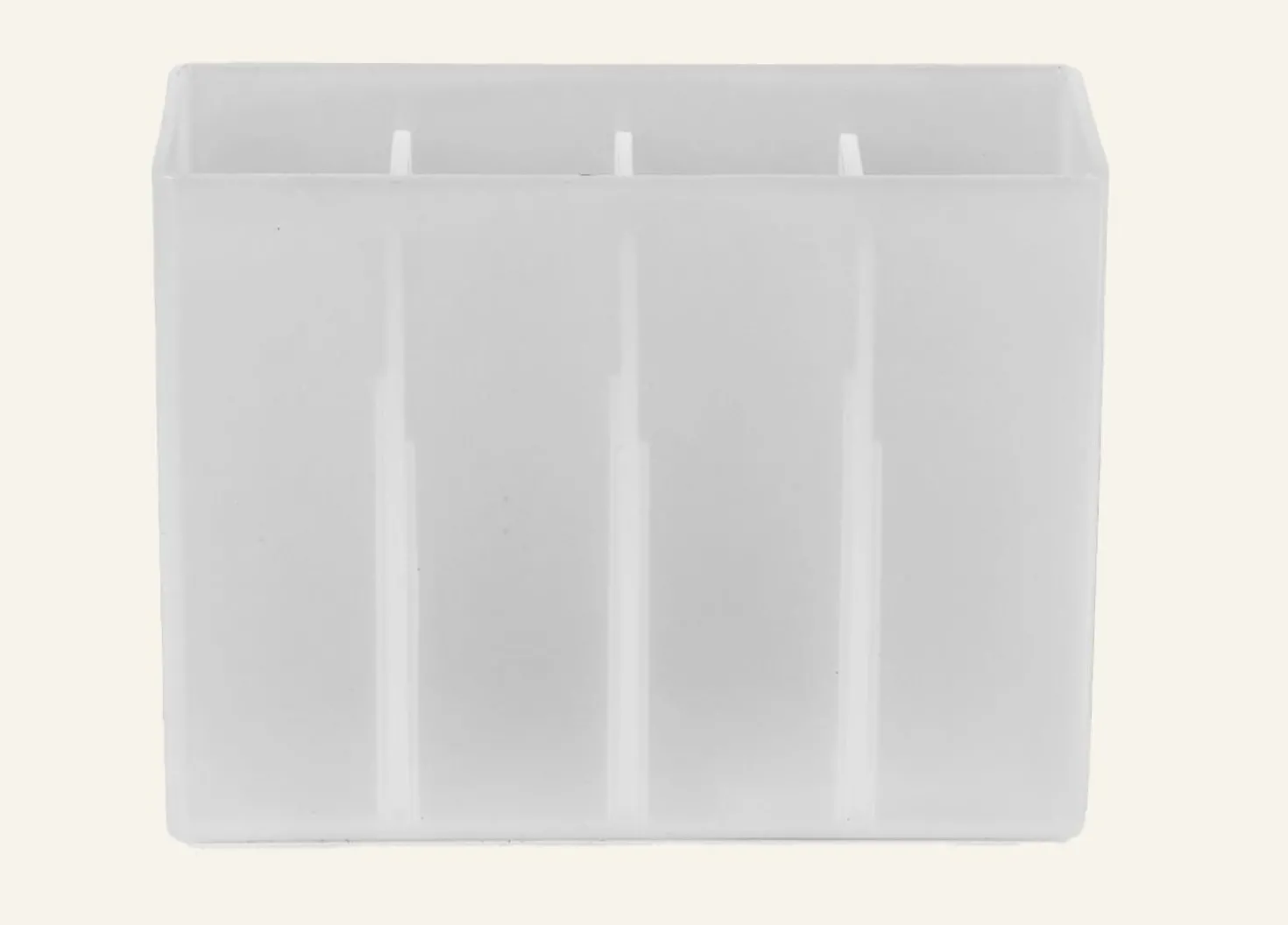 Förvaringslåda frostad - 5,6x13,5x10,2 cm