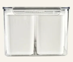 Förvaringslåda offwhite - 21x32,5x15,5 cm