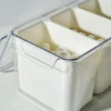 Förvaringslåda offwhite - 16x31,5x14,5 cm