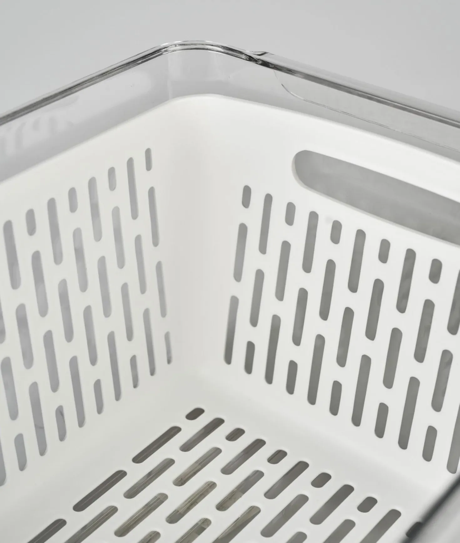 Förvaringslåda offwhite - 21x32,5x15,5 cm