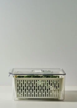 Förvaringslåda offwhite - 21x32,5x15,5 cm