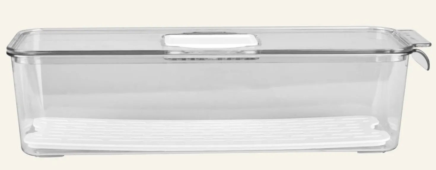 Förvaringslåda offwhite - 11x34x9 cm